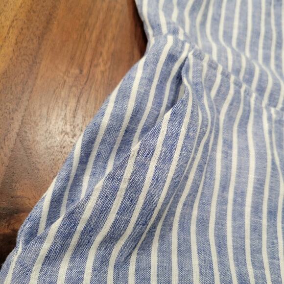 Gianni Bini Blue and White Striped Jumpsuit - Picture 6 of 10